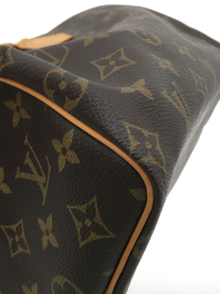 Louis Vuitton Speedy 25 PVC Monogram Handbag