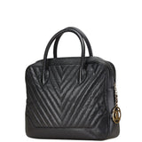 Chanel Chevron V Stitch Caviar Skin Handbag