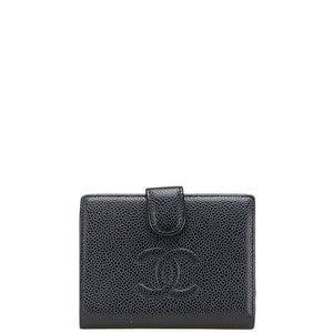 Chanel Coco Mark Caviar Skin Wallet