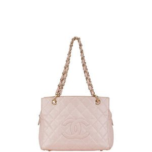 Chanel Coco Mark Matelasse Caviar Skin 2way Shoulder Bag