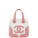 Chanel Marshmallow Coco Mark Canvas Tote Bag