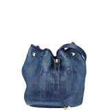 Chanel Deauville Straw Leather Shoulder Bag