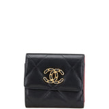 Chanel 19 Coco Mark Lambskin Small Flap Wallet
