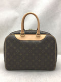 Louis Vuitton Deauville Monogram Brown PVC Overall Pattern