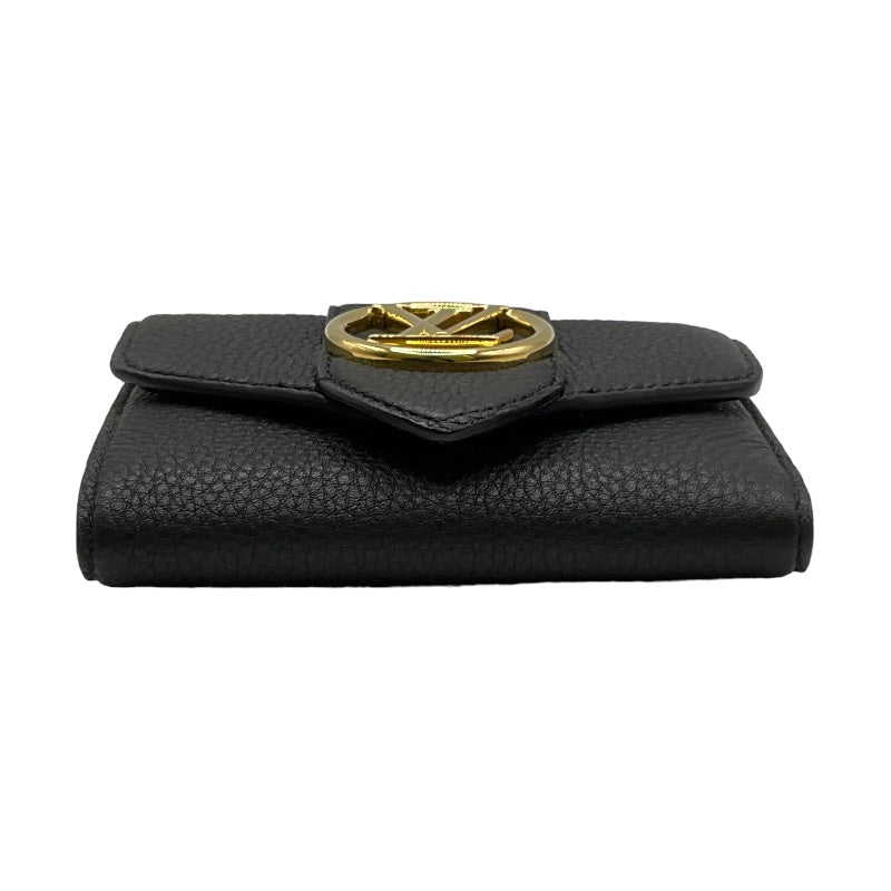 Louis Vuitton Portefeuil LV Pont Neuf Compact Taurillon Clemence Ladies Trifold Wallet