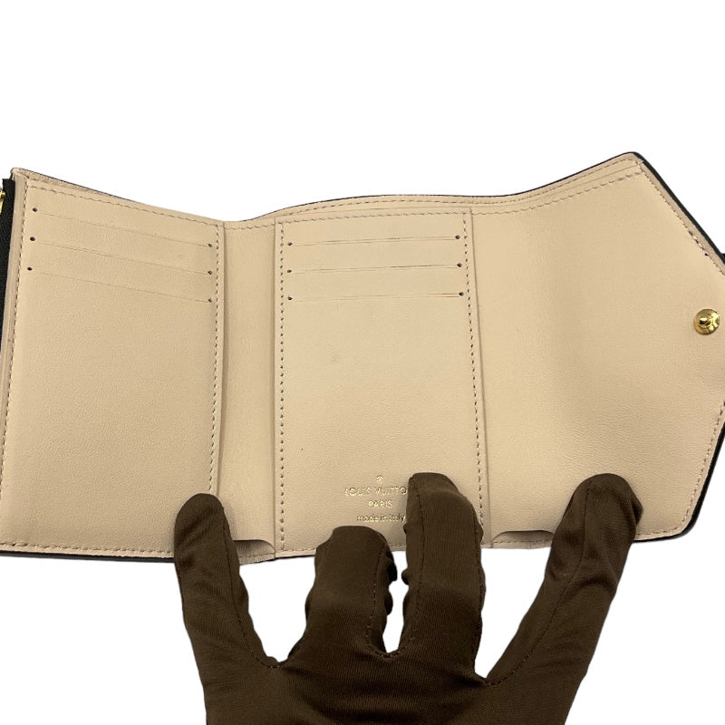 Louis Vuitton Portefeuil LV Pont Neuf Compact Taurillon Clemence Ladies Trifold Wallet