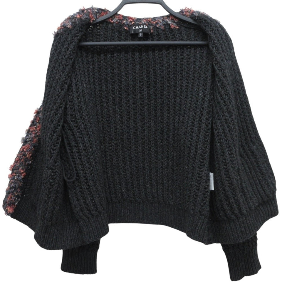 Chanel Gripoix Button 100% Cashmere Knit igan