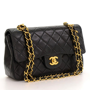 Chanel Double Flap Quilted Leather Bag