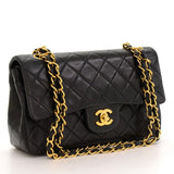 Chanel Double Flap Quilted Leather Bag