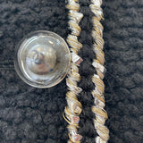 Chanel Coco Mark Button Wool Silk Blend Jacket