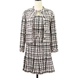 Chanel Coco Mark Button Mix Tweed 2way setup