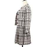Chanel Coco Mark Button Mix Tweed 2way setup