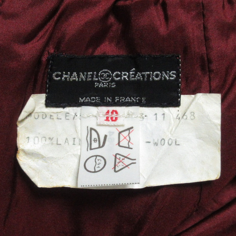 Chanel Classic Wool Tweed Skirt