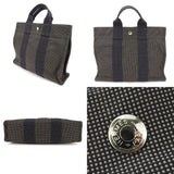 Hermes Tote Bag canvas gray Her Line Tote PM unisex(Unisex)