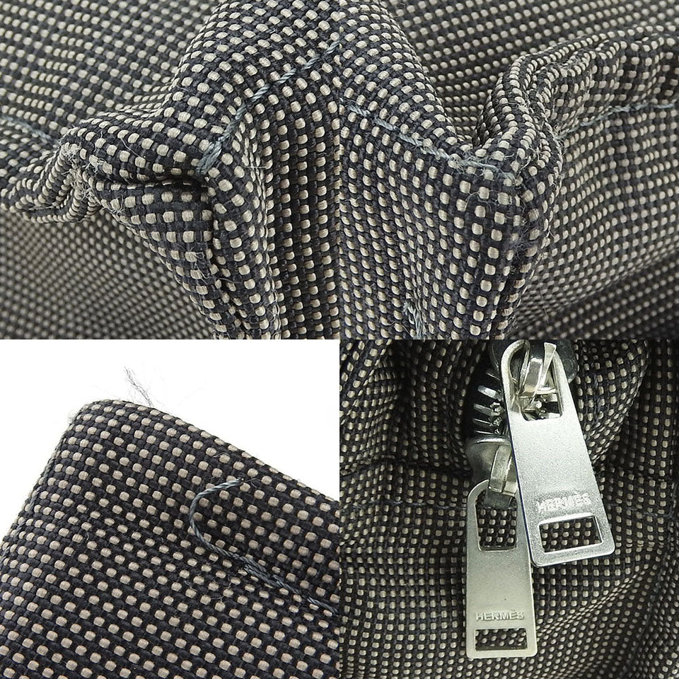 Hermes Tote Bag canvas gray Her Line Tote PM unisex(Unisex)