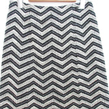 Chanel Chevron Coco Mark Tweed Skirt