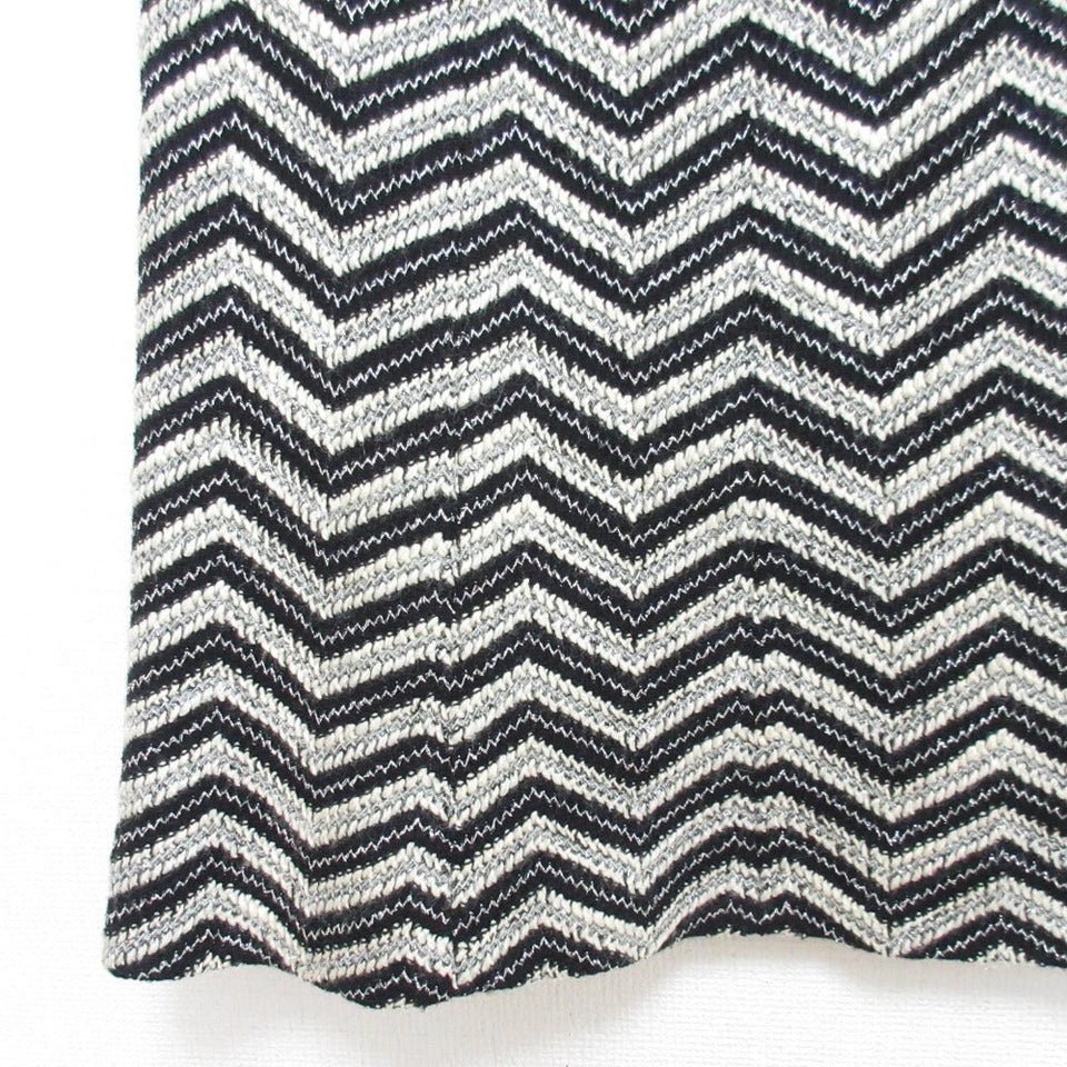 Chanel Chevron Coco Mark Tweed Skirt
