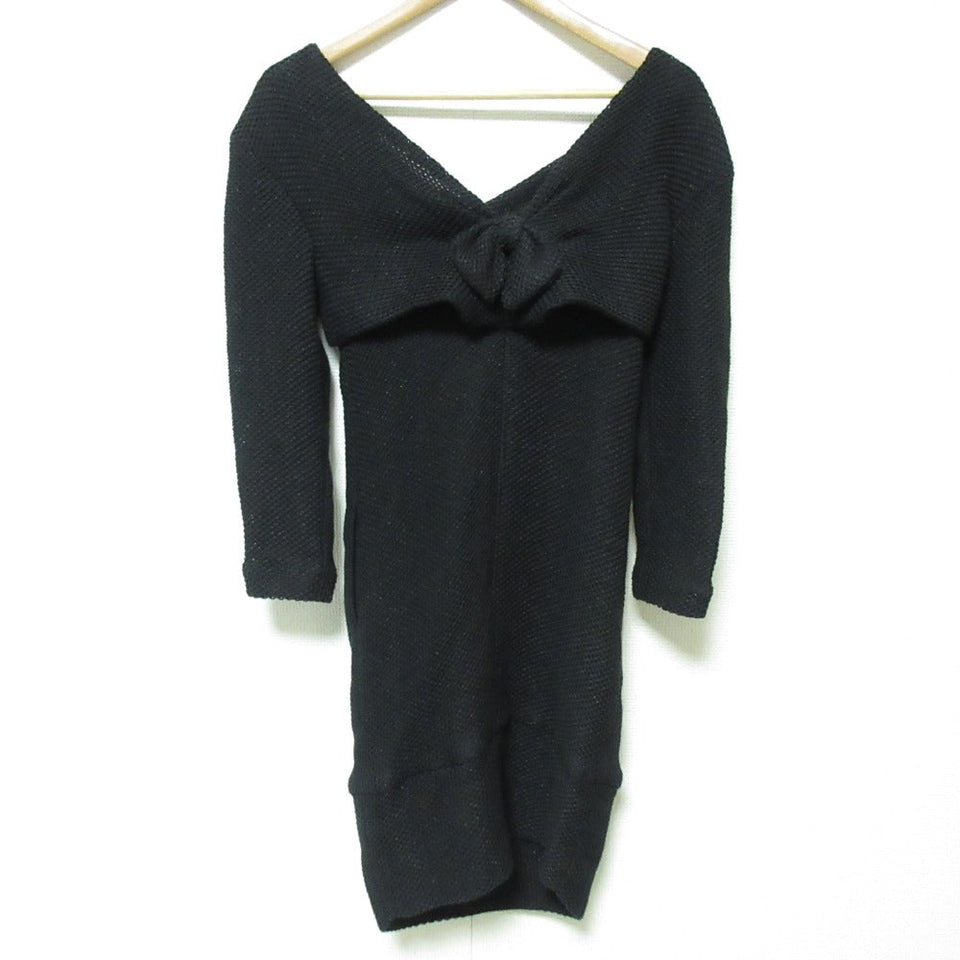 Chanel Ribbon Mesh Knit Dress