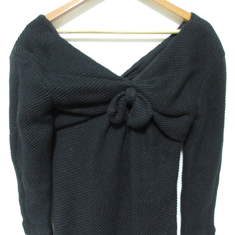 Chanel Ribbon Mesh Knit Dress