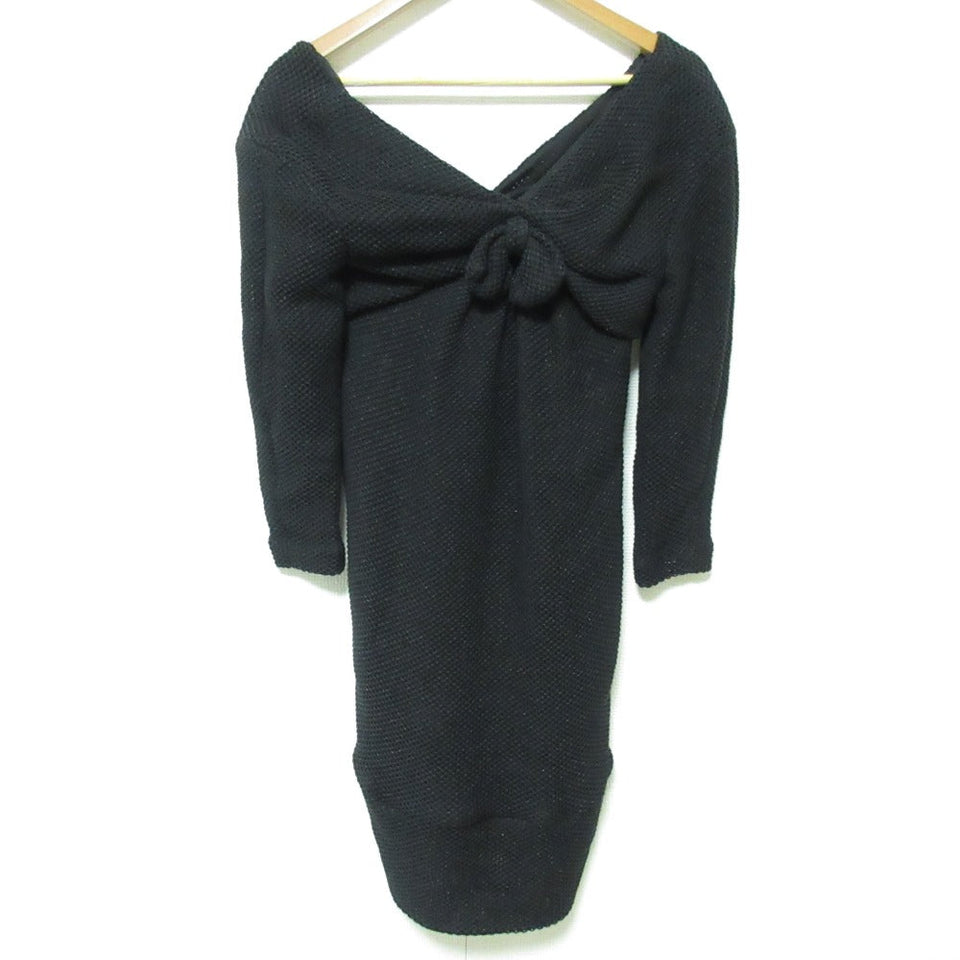 Chanel Ribbon Mesh Knit Dress