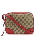 Gucci Shoulder Bag 449413 GG canvas Red