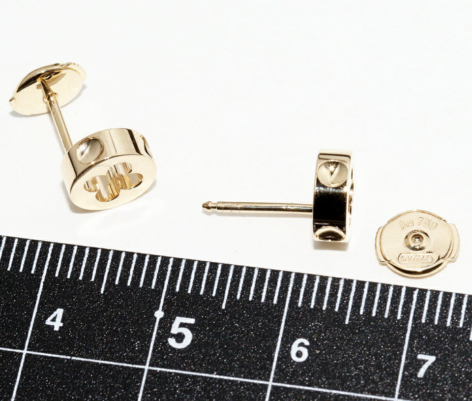 Louis Vuitton K18YG Empreinte Earrings Q96578