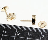 Louis Vuitton K18YG Empreinte Earrings Q96578