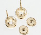 Louis Vuitton K18YG Empreinte Earrings Q96578