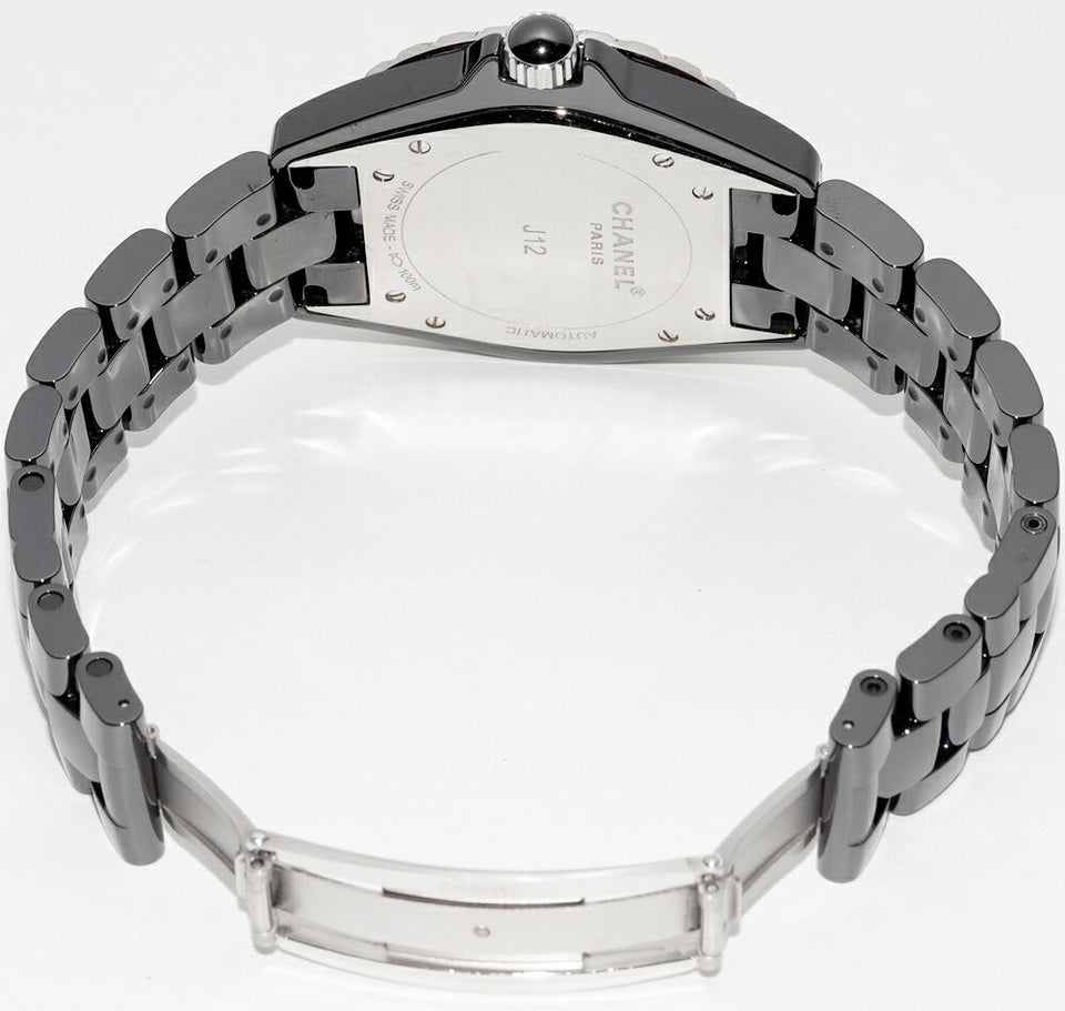 Chanel Black Ceramic J12 Watch H2014