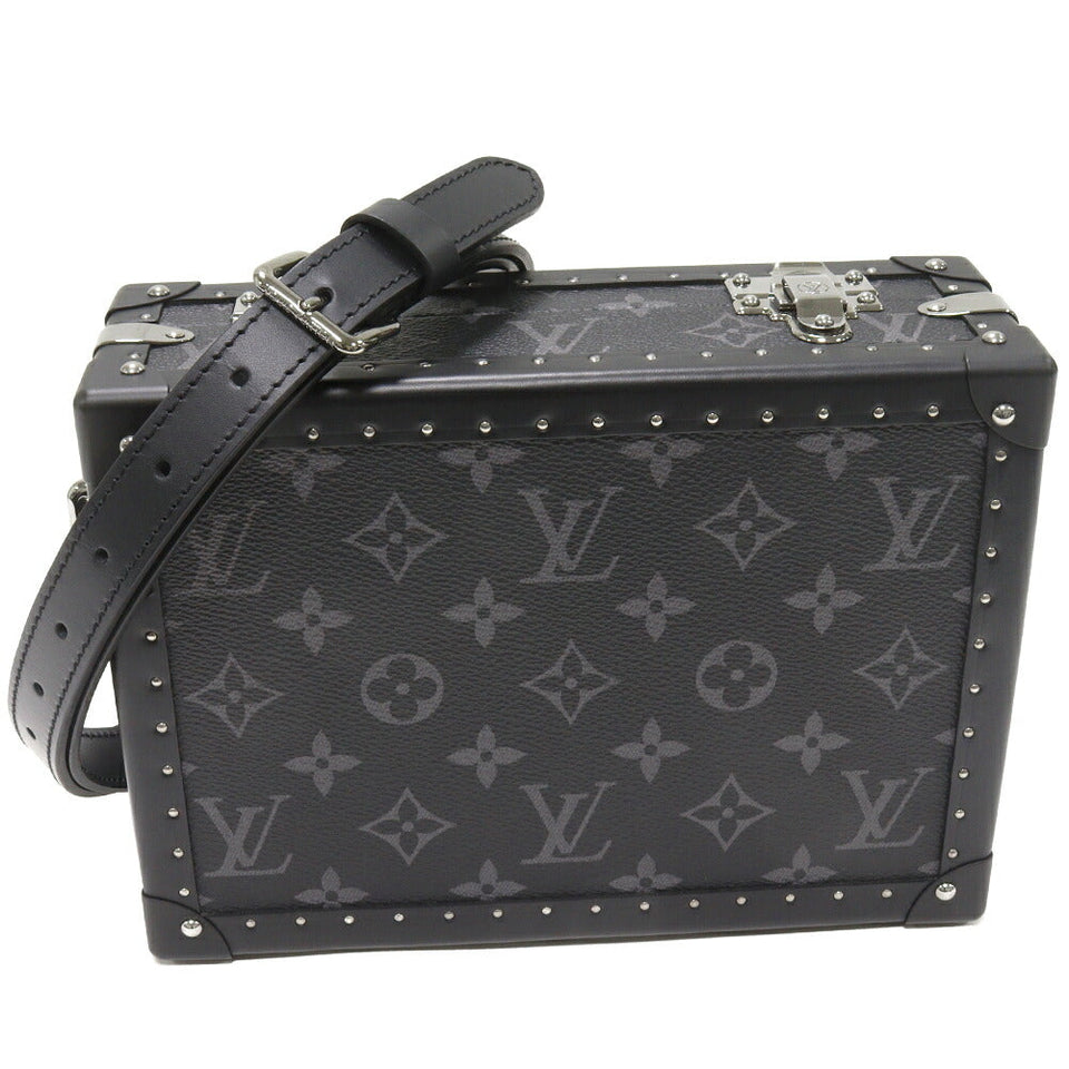 Louis Vuitton Monogram Eclipse Clutch Box 2way Shoulder Bag M20251