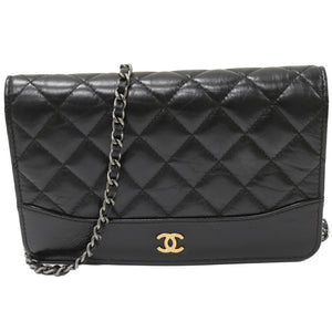 Chanel Calf Gabrielle Chain Wallet Shoulder Bag A84389