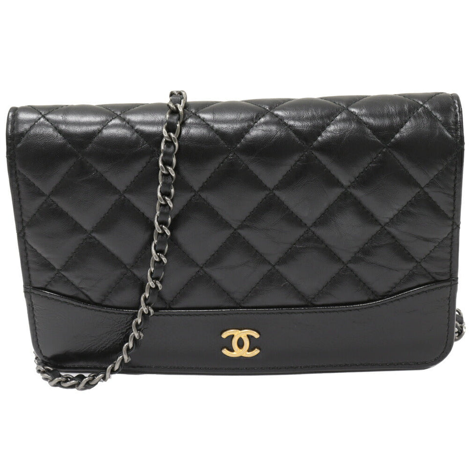 Chanel Calf Gabrielle Chain Wallet Shoulder Bag A84389