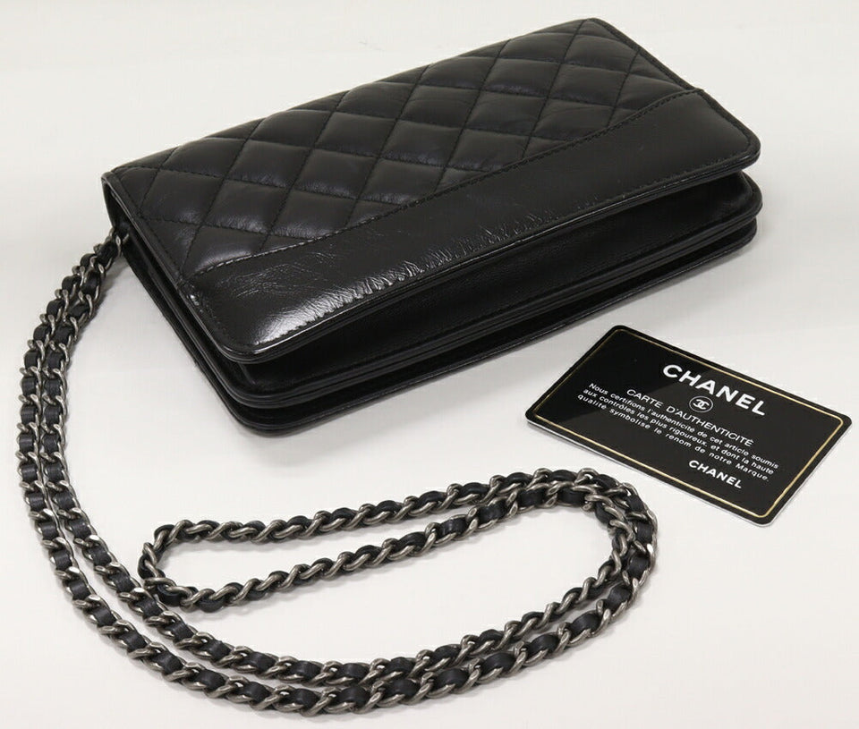 Chanel Calf Gabrielle Chain Wallet Shoulder Bag A84389