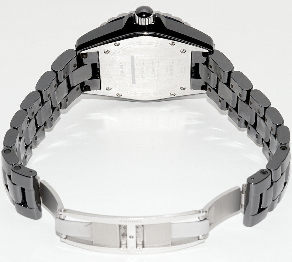 Chanel Black Ceramic J12 Watch H0685