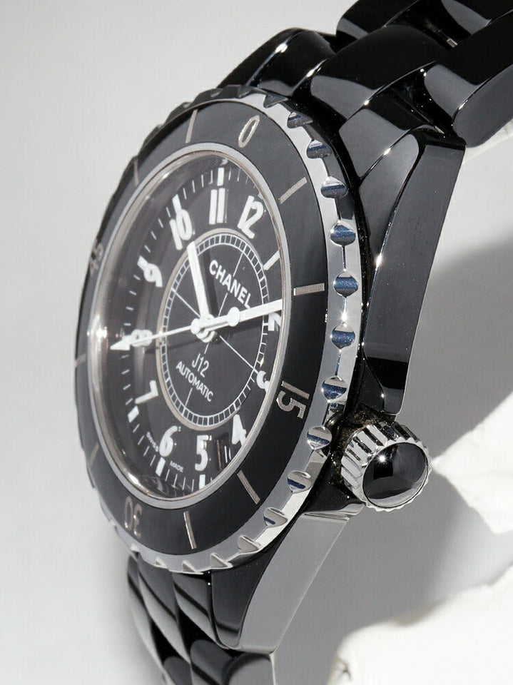 Chanel Black Ceramic J12 Watch H0685