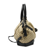 Gucci Shoulder Bag 247902 canvas Black x beige 2WAYShoulder Bag Diamante Women