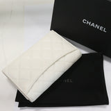Chanel Caviar Skin Matelasse Medium Classic Flap Wallet Wallet AP0232