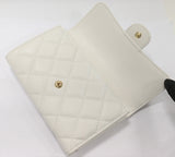 Chanel Caviar Skin Matelasse Medium Classic Flap Wallet Wallet AP0232