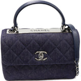 Chanel Denim Canvas Matelassé 2way Bag