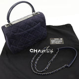Chanel Denim Canvas Matelassé 2way Bag