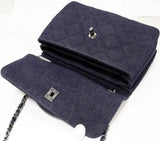 Chanel Denim Canvas Matelassé 2way Bag