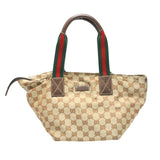 Gucci Handbag 131228 GG canvas beige Tote Bag Sherry line Women