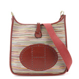 Hermes Shoulder Bag Vibrato Red Evelyn 1PM Women