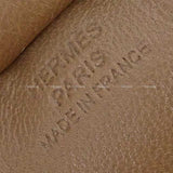 Hermes bag charm Rodeo PM So Etoupe White stitch Etoupe Agneau Milo Stamp