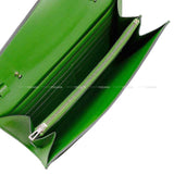 Hermes long wallet Constance Long wallet To Go Vert Yucca Veau Epsom Silver HW Stamp