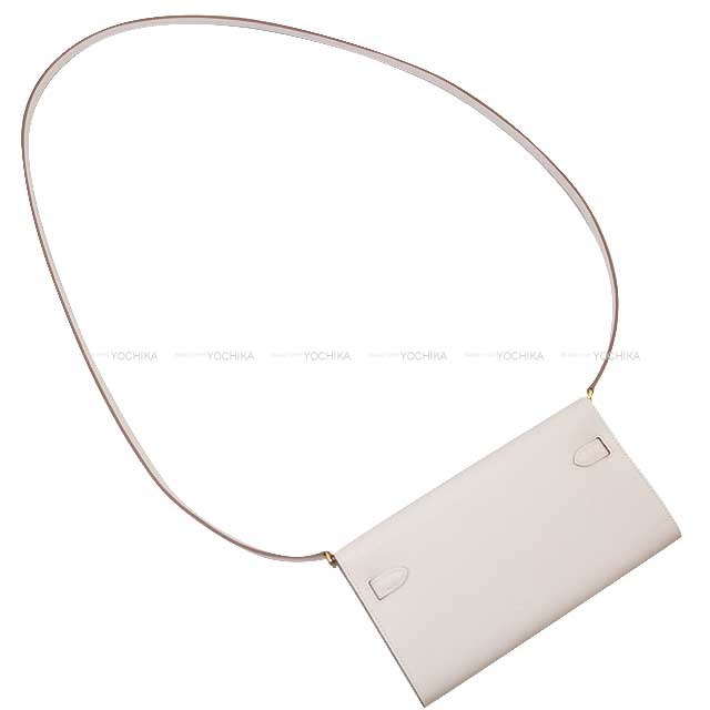Hermes long wallet Kelly Wallet Long To Go New Gris Perle Veau Epsom Gold HW Stamp