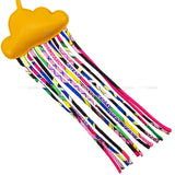 Hermes bag charm Petit H Cloud Nuage Fringe Jaune d'Or Agneau Milo/Silk