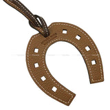 Hermes bag charm Paddock Cacao/Alezan Veau Togo
