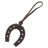 Hermes bag charm Paddock Cacao/Alezan Veau Togo