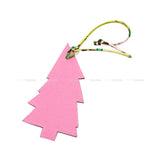Hermes bag charm Petit H Tree Rose Confetti/Noir (Black) Veau Epsom/Veau Togo